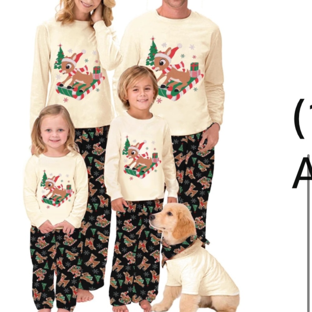 Cozy Cream Family Pajama Set